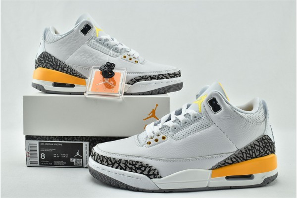 Air Jordan 3 Retro Laser Orange CK9246 108 Mens Shoes